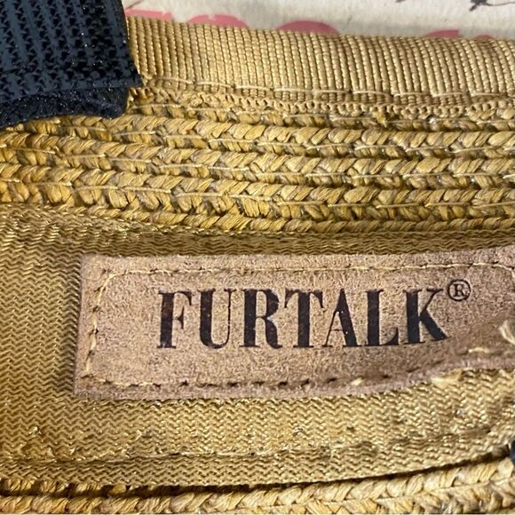 Furtalk Women Wide Brim Roll Up Foldable Sun Visor Beach Hat w Adjustable Strap - Picture 6 of 6